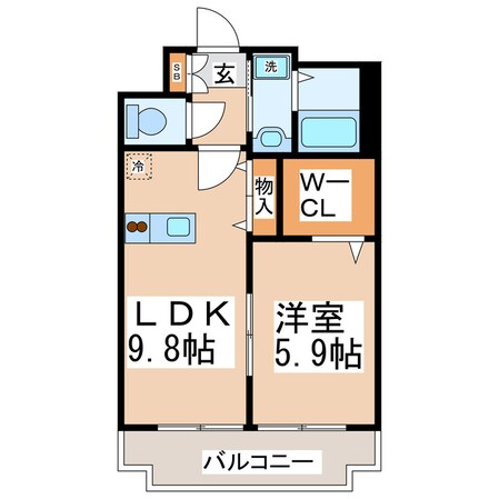 光の森駅 徒歩8分 2階の物件間取画像